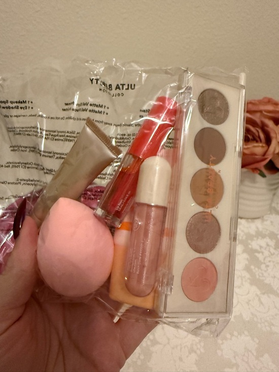 Ulta Beauty Other - Travel Makeup Ulta Beauty with Pink Satin Cosmetic Pouch NWT